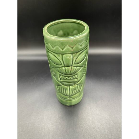 Tiki Mug / Tumbler 2 Faced DW113 Disneyworld Green 7" - Picture 2 of 5